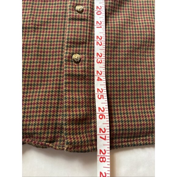 Urban Outfitters Brown Plaid Heavy Flannel Size Large Men’s - Picture 5 of 6